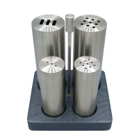 4'lü Simetrik Baharatlık(Mat Paslanmaz)